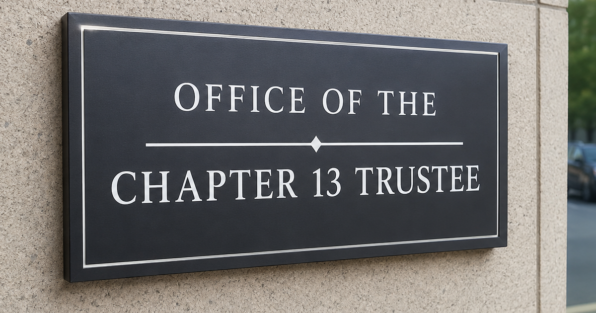 Who Is the Chapter 13 Trustee?